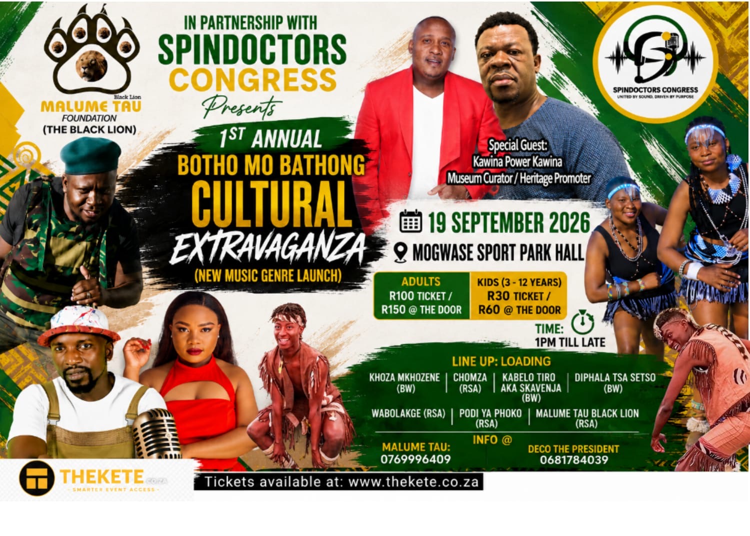 1st Annual Botho Mo Bathong Cultural Extravaganza
